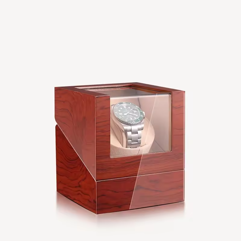 Compartiments de rangement de la boîte à montres avec remontoir