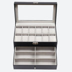 Cases pour bijoux de la boîte en cuir