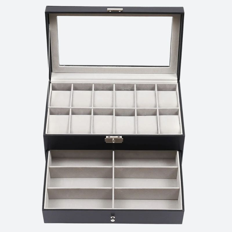 Cases pour bijoux de la boîte en cuir