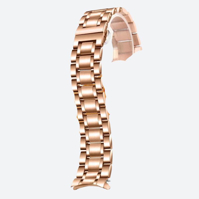 Bracelet de montre en acier 20 mm, vue de face