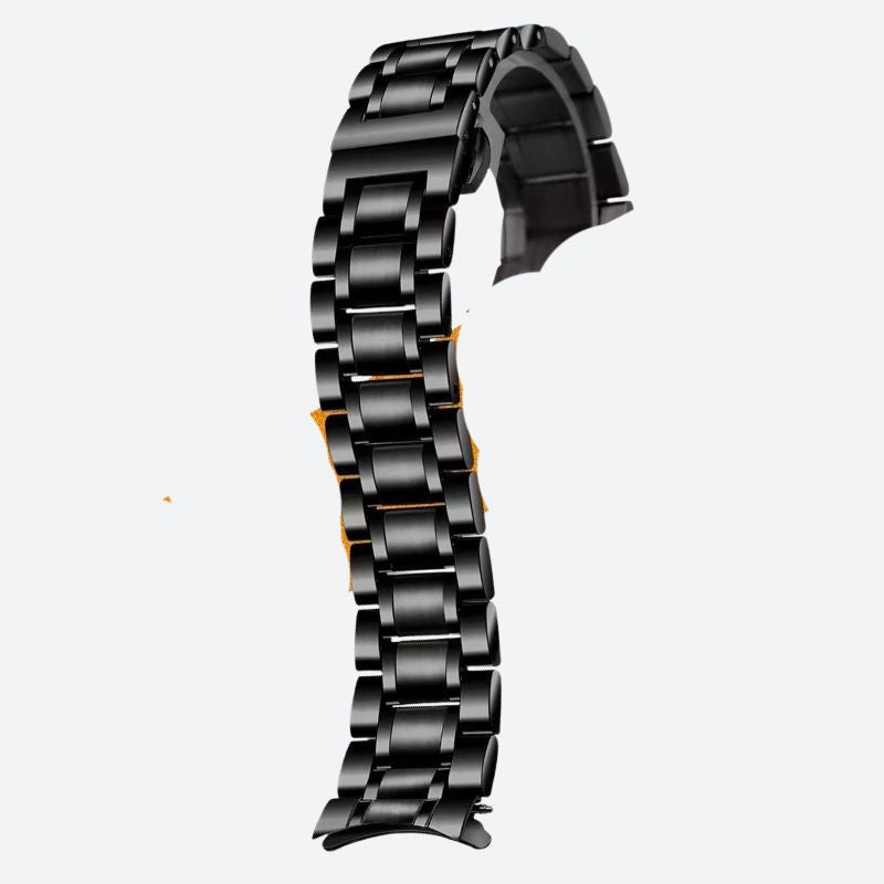 Bracelet de montre en acier inoxydable brillant