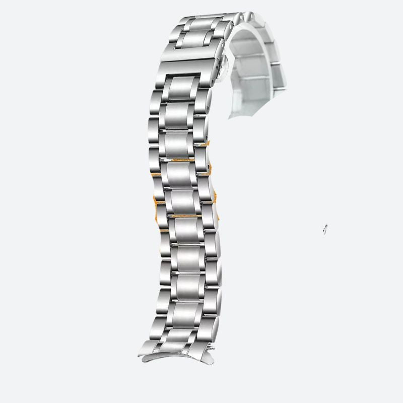 Bracelet de montre acier classique, vue d'ensemble
