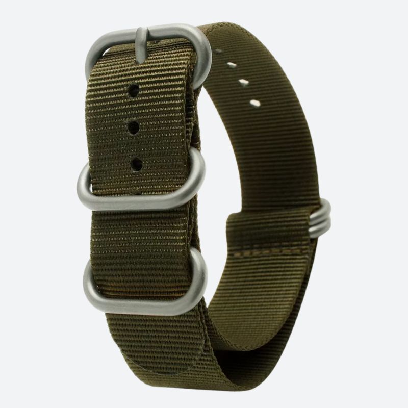 Bracelet de montre nylon NATO, vue de face