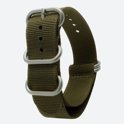 Bracelet de montre nylon NATO, vue de face