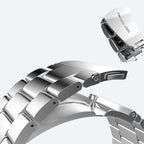 Système d'attache rapide du bracelet connecté acier