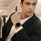 Boucle du bracelet montre cuir et silicone