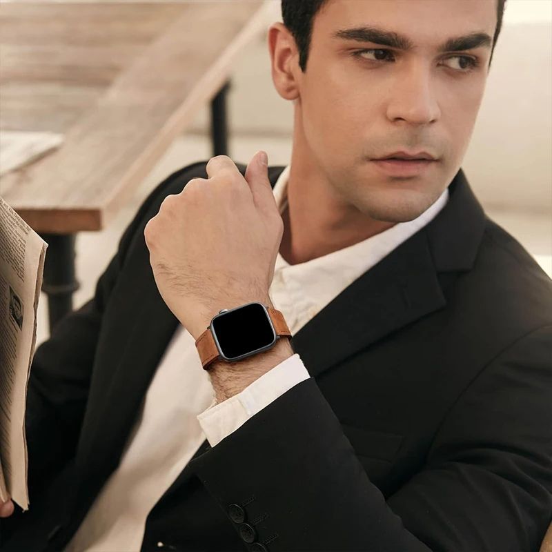 Boucle du bracelet montre cuir et silicone