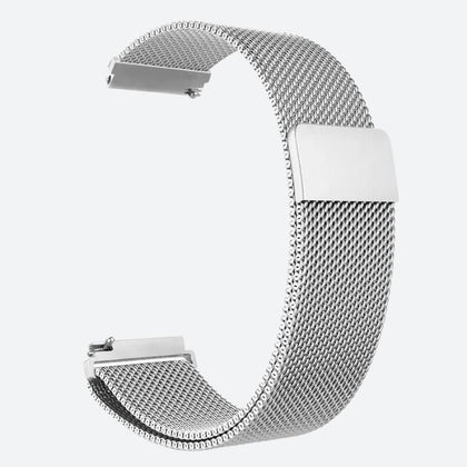 Bracelet Montre Connectée Maille Milanaise en Acier Inoxydable