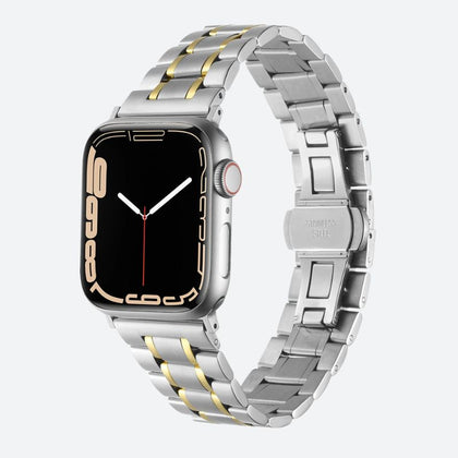 Bracelet Montre Connectée Métal Élégant pour Smartwatch