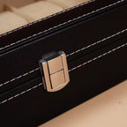 Rangement de 12 montres en cuir élégant