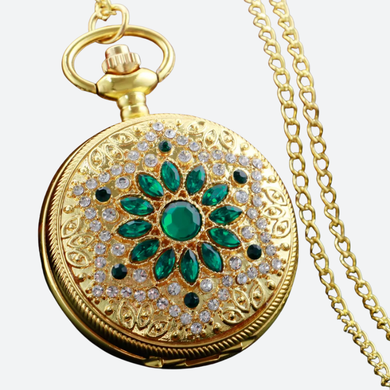 Boîtier doré de la montre à gousset femme