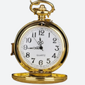 Montre à gousset femme métal miroir, vue de face