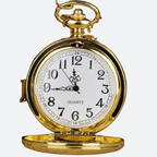 Montre à gousset femme métal miroir, vue de face