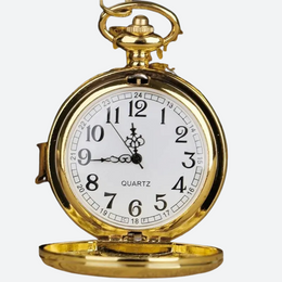 Montre à Gousset Femme Métal Miroir Brillant