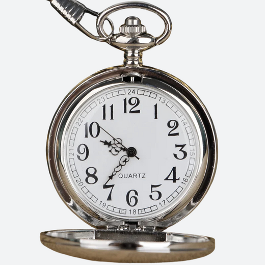 Montre à Gousset Femme Métal Miroir Brillant