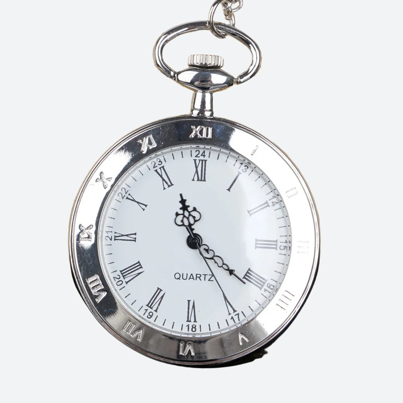 Montre à gousset femme quartz vintage, vue de face