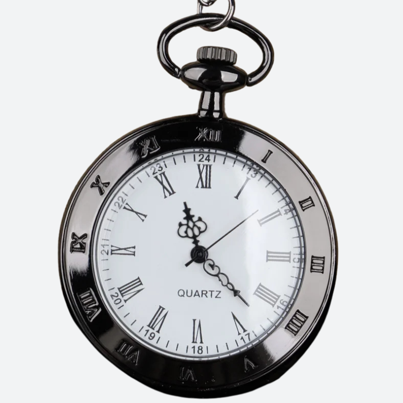 Boîtier de la montre à gousset quartz vintage