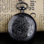 Montre à gousset femme quartz vintage, gros plan