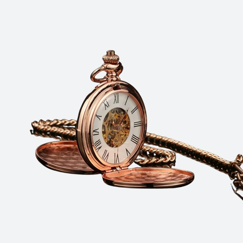 Mécanisme apparent de la montre à gousset squelette