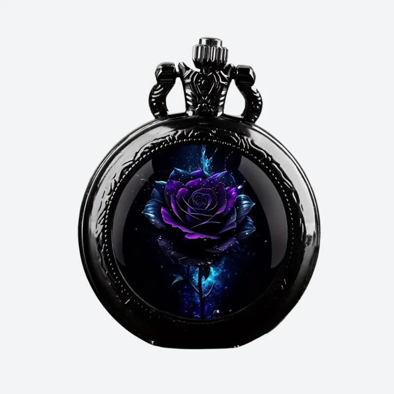 Montre à gousset homme rose galactique, vue de face