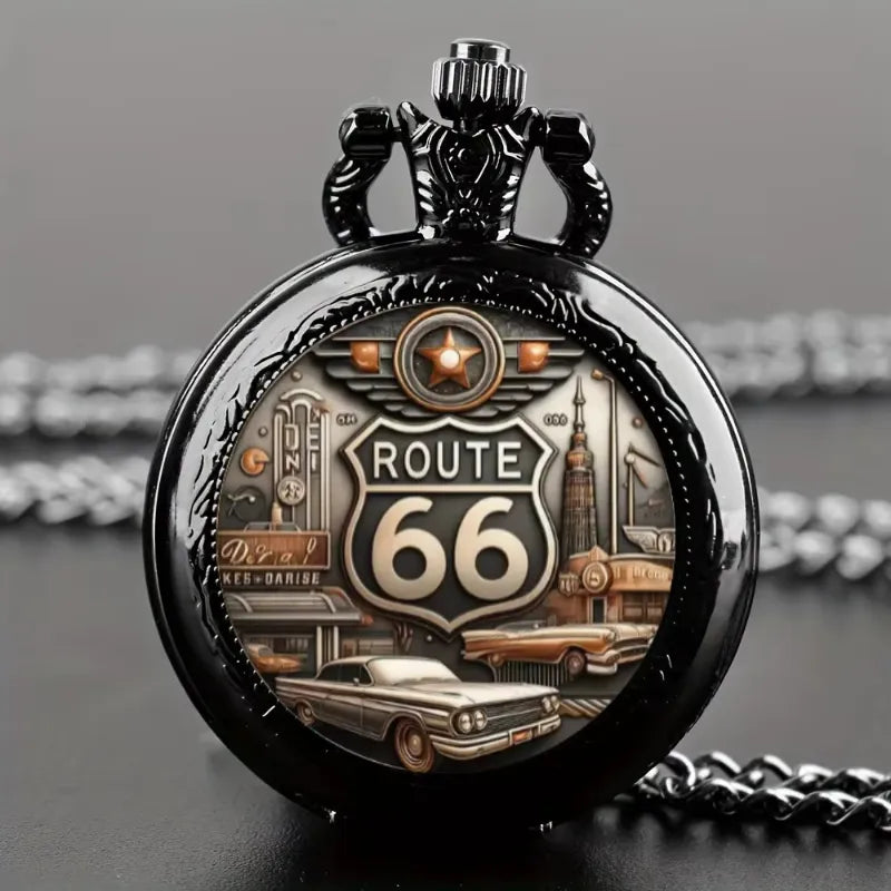 Montre à gousset homme vintage américain à la chaîne