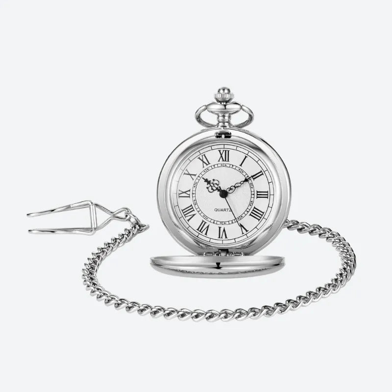 Couvercle à charnière de la montre à gousset homme