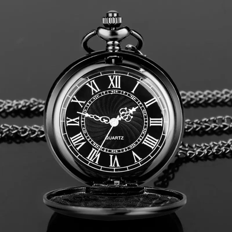 Montre à gousset homme vintage, couvercle ouvert