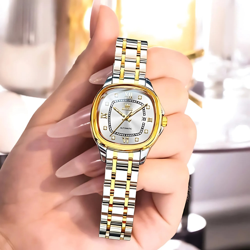 Aiguilles phosphorescentes de la montre automatique femme