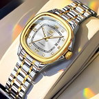 Montre automatique femme aiguilles lumineuses dans la pénombre