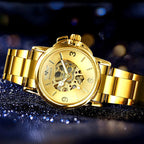 Bracelet en acier inoxydable de la montre automatique femme