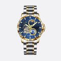 Montre automatique homme étanche cadran galaxie, vue de face