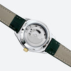 Dos de la montre automatique femme squelette dévoilant le mouvement mécanique - Montrelio