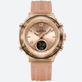 Montre Chronographe Femme Rose Doré Cadran Digital - vue 1 - Montrelio
