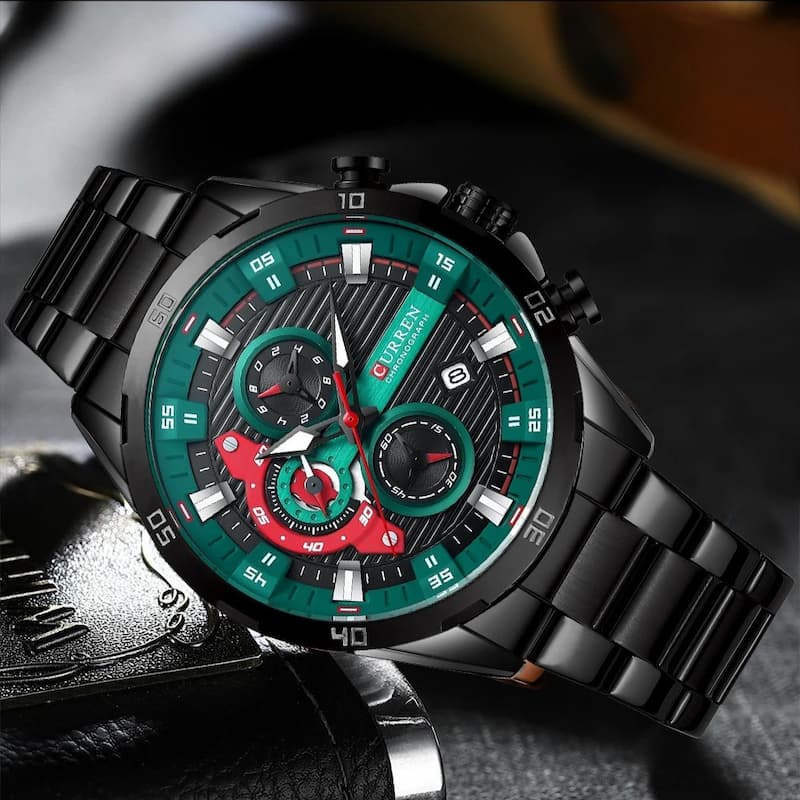 Montre Chronographe Homme Design Sport Multifonction - vue 4 - Montrelio