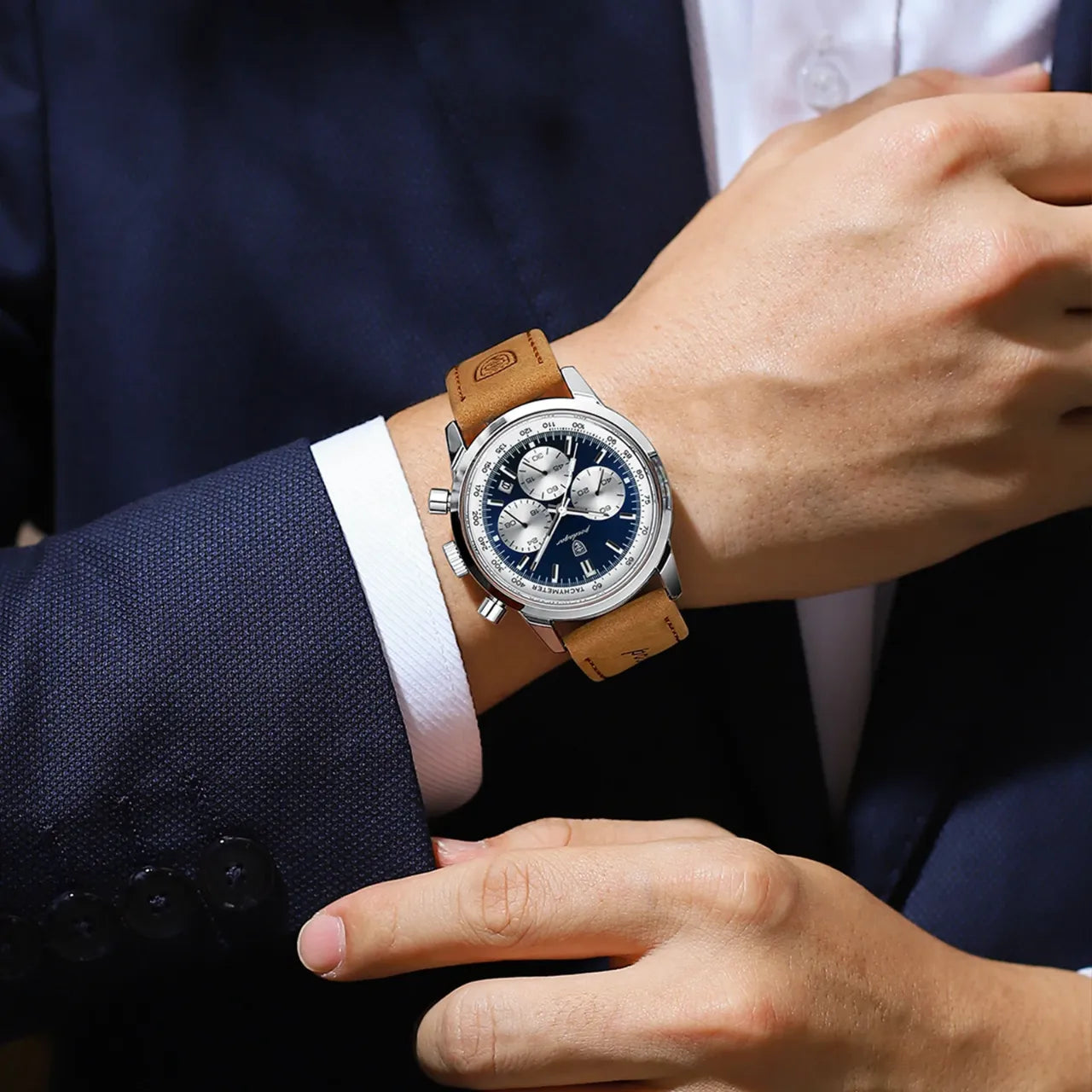 Montre Chronographe Homme Élégance Sportive Racing - vue 6 - Montrelio