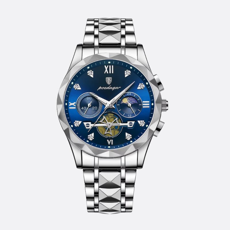 Montre Chronographe Homme Quartz Luxe Multifonction - vue 3 - Montrelio