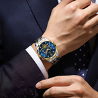 Montre Chronographe Homme Quartz Luxe Multifonction - vue 5 - Montrelio