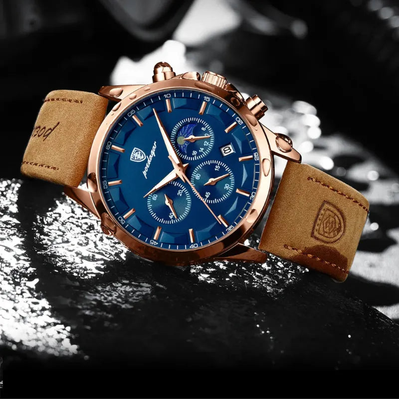 Montre Chronographe Homme Style Business Décontracté - vue 9 - Montrelio