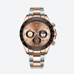 Montre Chronographe Quartz Design Homme Chic