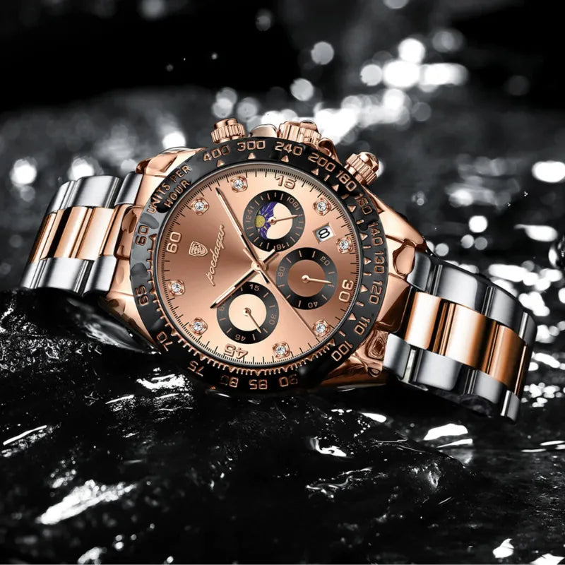 Montre Chronographe Quartz Design Homme Chic - vue 2 - Montrelio