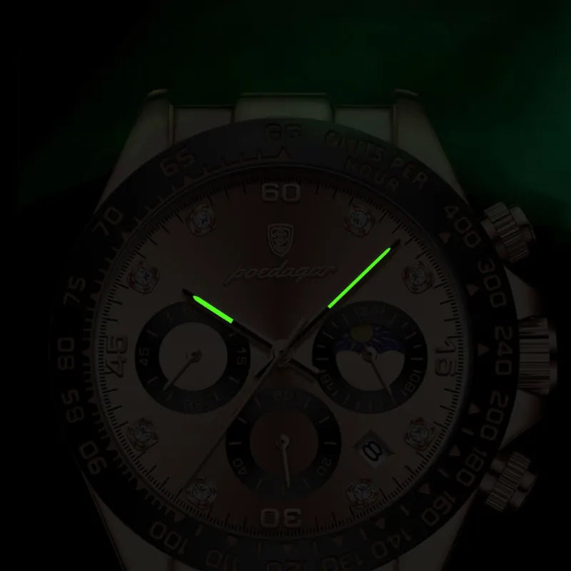 Montre Chronographe Quartz Design Homme Chic - vue 3 - Montrelio