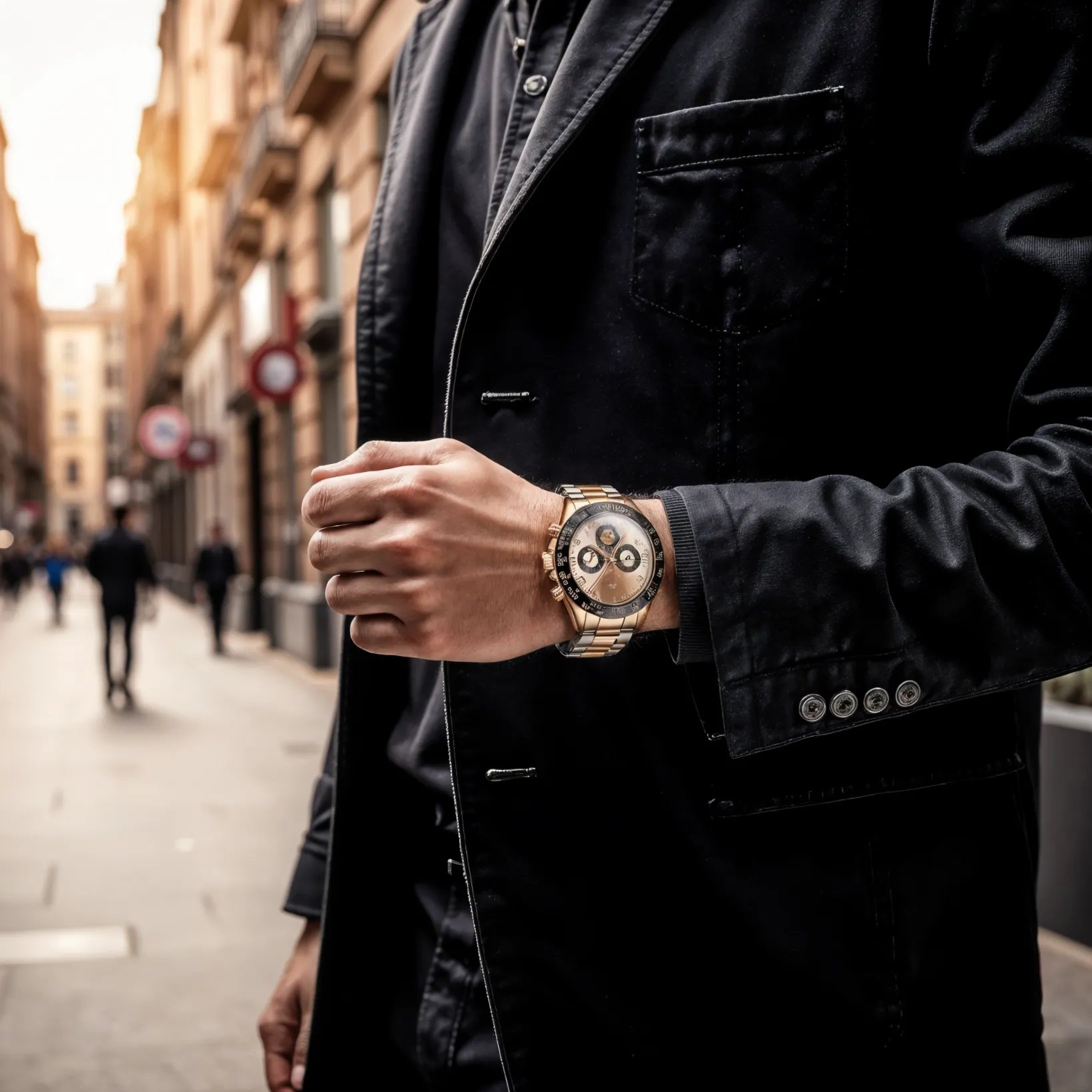 Montre Chronographe Quartz Design Homme Chic - vue 5 - Montrelio