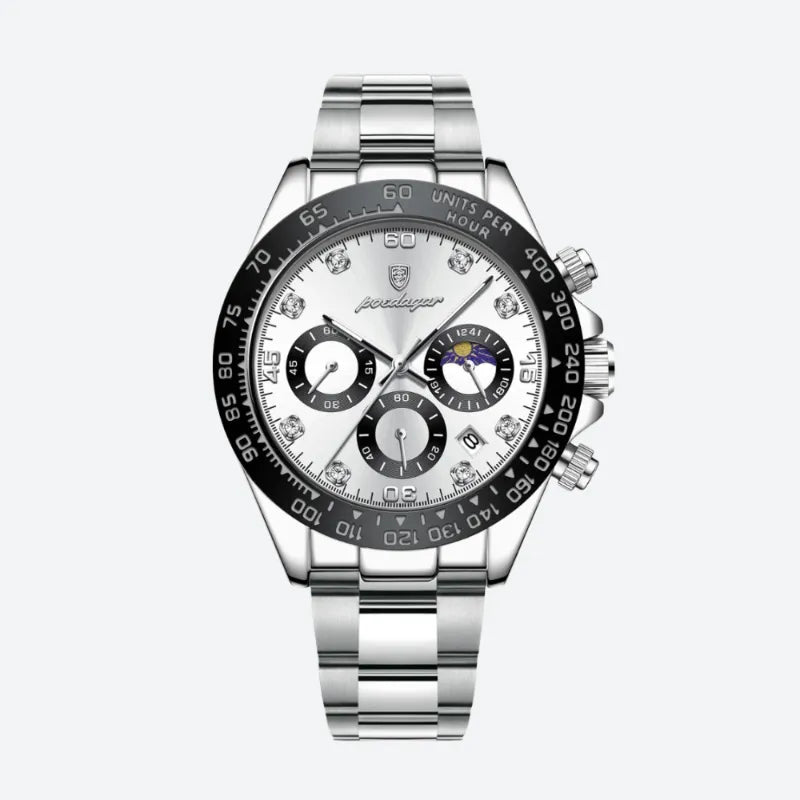 Montre Chronographe Quartz Design Homme Chic - vue 7 - Montrelio