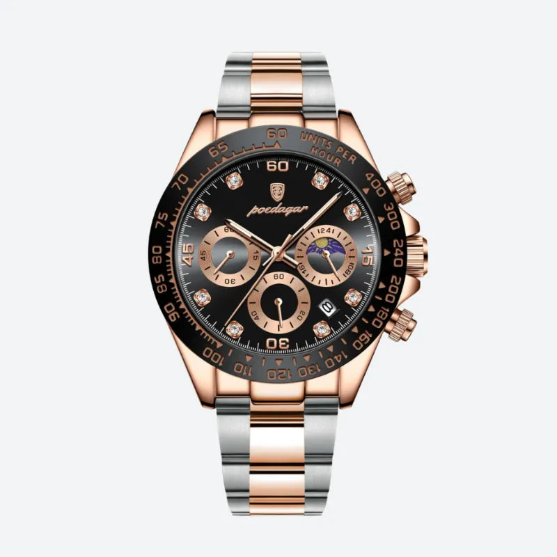Montre Chronographe Quartz Design Homme Chic - vue 8 - Montrelio
