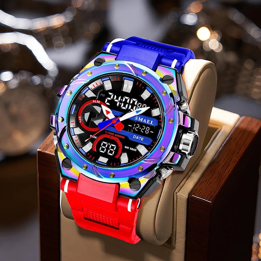 Montre sport chronographe homme à double affichage - vue 4 - Montrelio