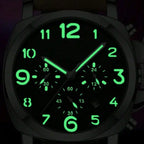 Montre Chronographe Vintage Homme Style Aviateur - vue 4 - Montrelio