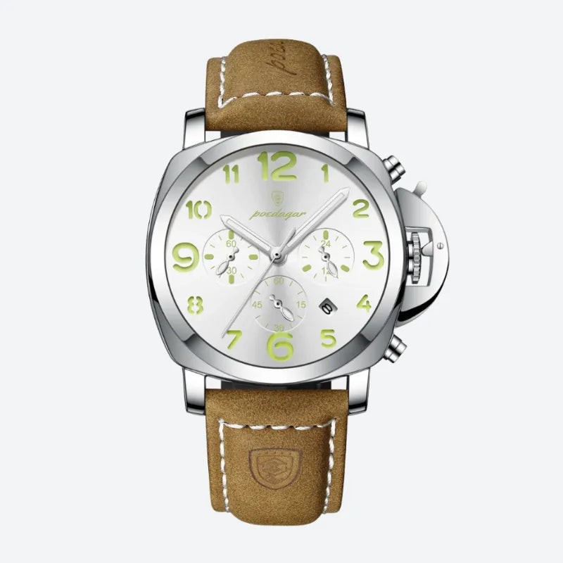 Montre Chronographe Vintage Homme Style Aviateur - vue 5 - Montrelio