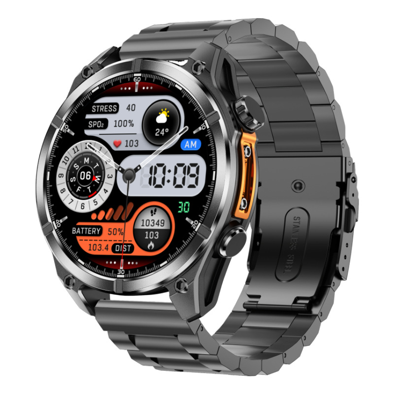 Montre Connectée à Cadran Mécanique et Écran AMOLED - vue 1 - Montrelio