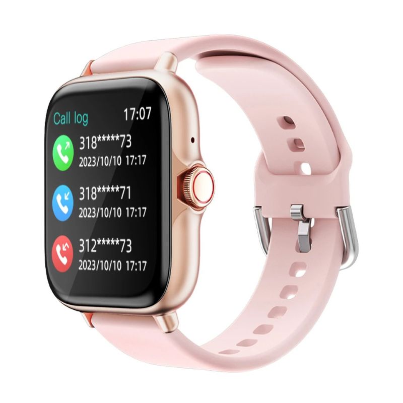 Montre Connectée Femme au Cadran Doré et Couronne Tactile - vue 2 - Montrelio