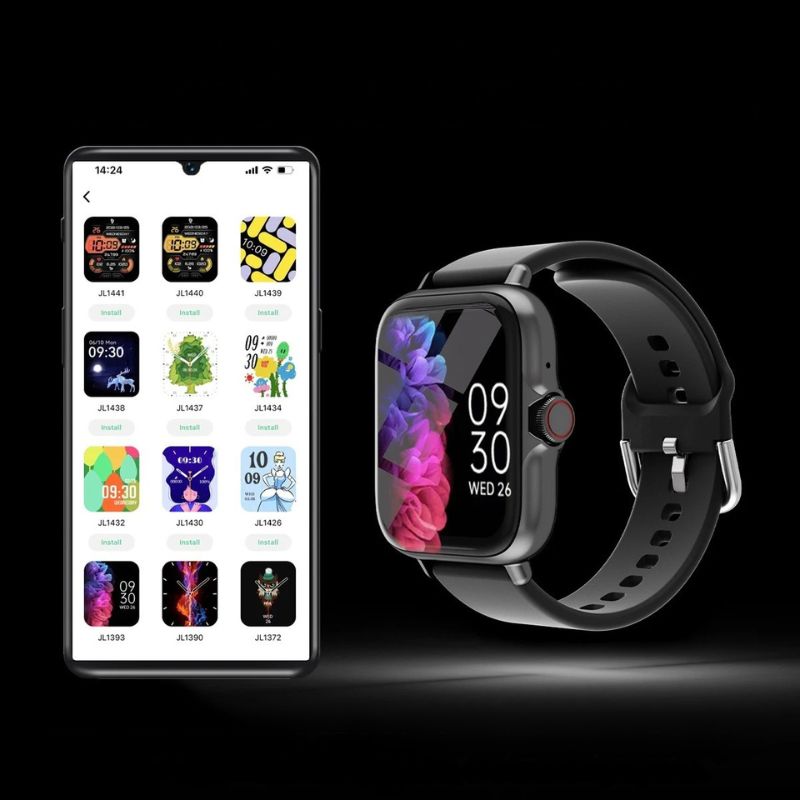 Montre Connectée Femme au Cadran Doré et Couronne Tactile - vue 7 - Montrelio